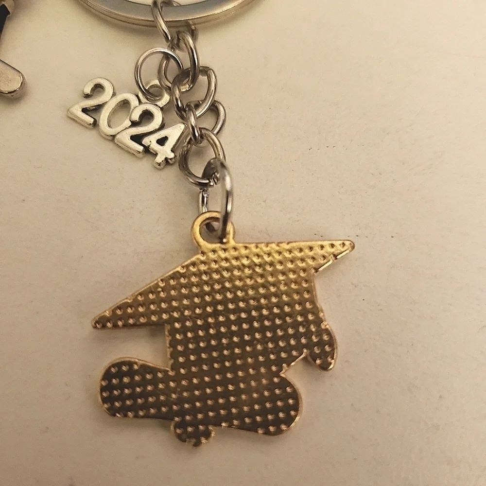 Handmade 2024 Graduate Keychain